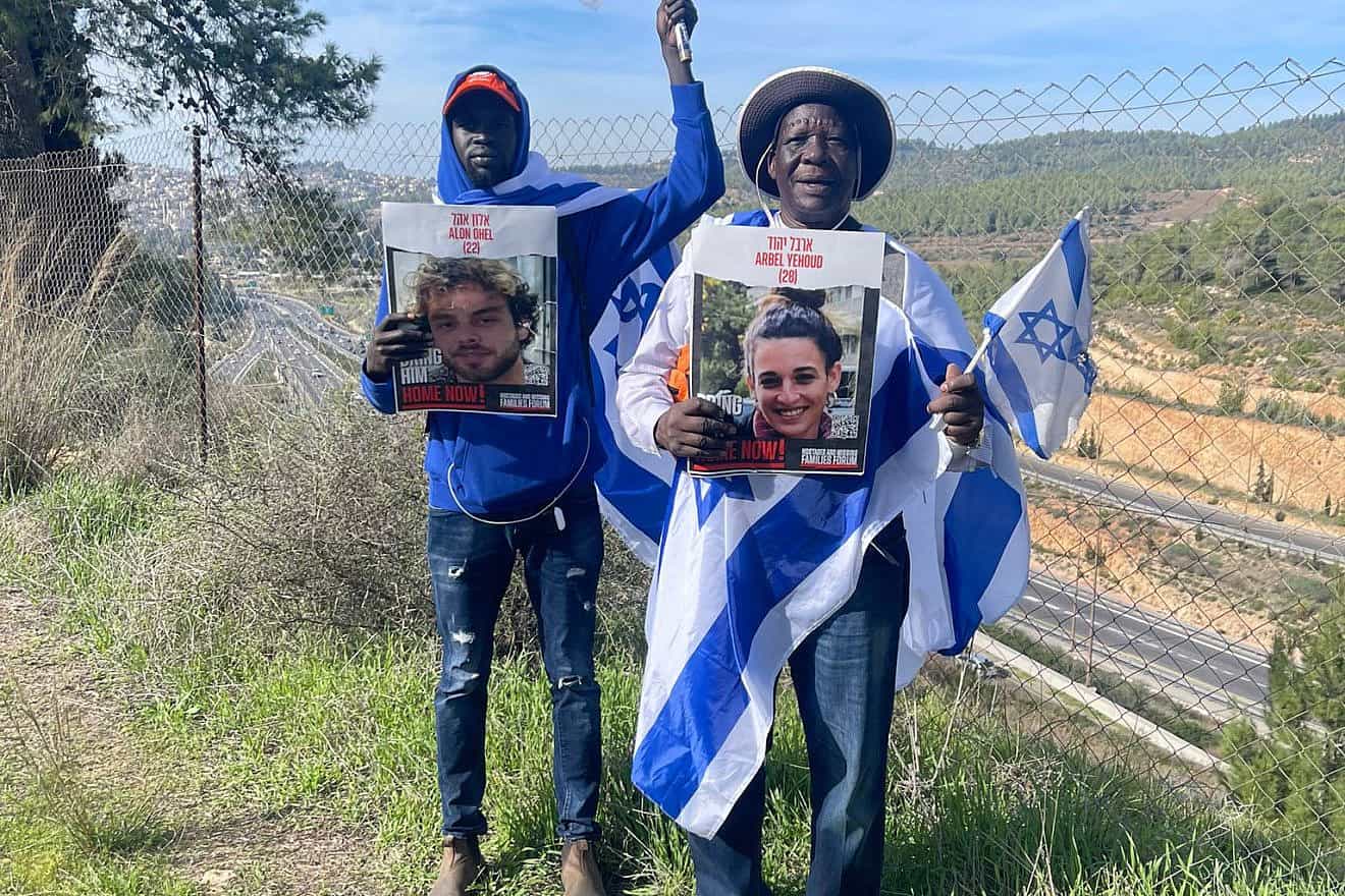 A South Sudanese expression of solidarity with Israel in the aftermath of the Oct. 7 Hamas attacks. Credit: Courtesy.