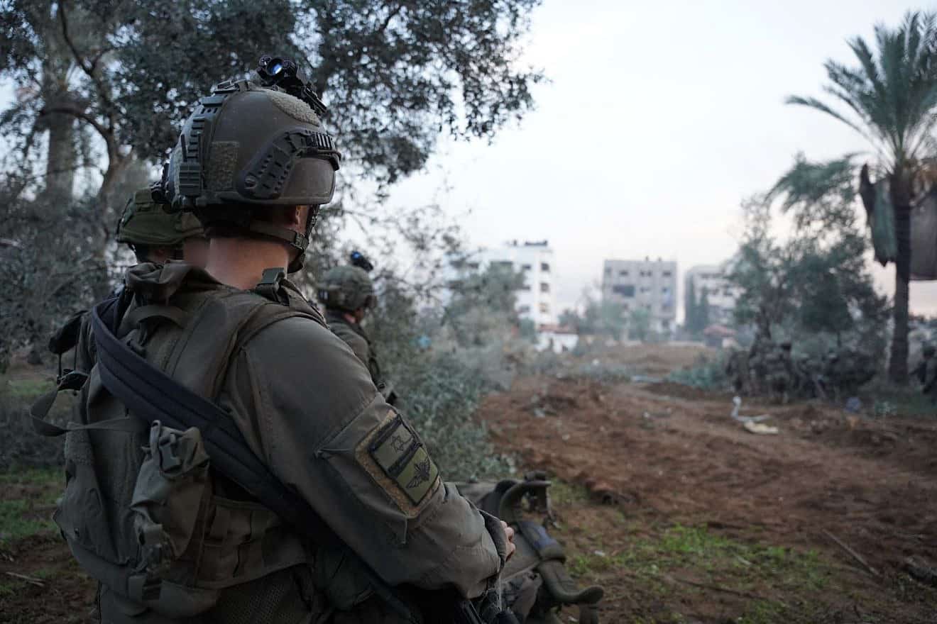 Israeli ground forces operating against Hamas in the Gaza Strip, Dec. 5, 2023. Credit: IDF.