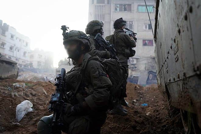 Israeli forces during Gaza ground operations, Jan. 14, 2024. Credit: IDF.