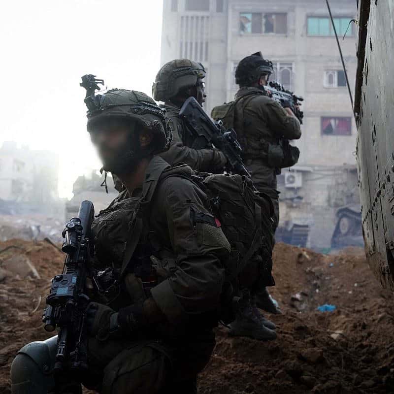 Israeli forces during Gaza ground operations, Jan. 14, 2024. Credit: IDF.