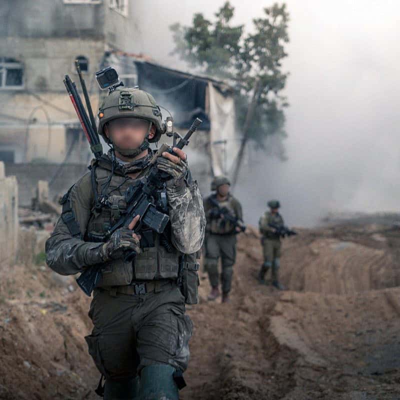 Israeli forces during Gaza ground operations, Jan. 14, 2024. Credit: IDF.