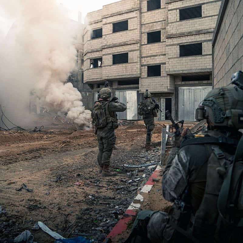 Israeli forces during Gaza ground operations, Jan. 14, 2024. Credit: IDF.