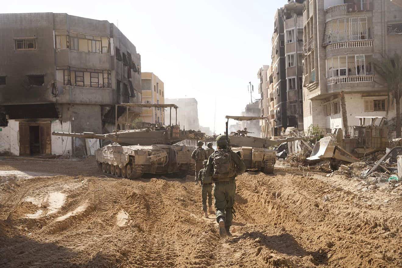 Israeli forces during Gaza ground operations, Jan. 11, 2024. Credit: IDF.