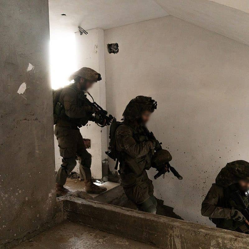 Israeli forces during Gaza ground operations, Jan. 14, 2024. Credit: IDF.