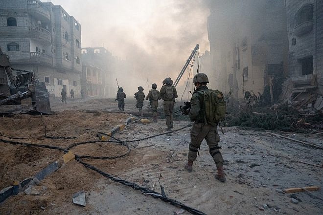IDF soldiers conduct operations against Hamas terrorists in the Gaza Strip, Jan. 20, 2024. Credit: IDF.