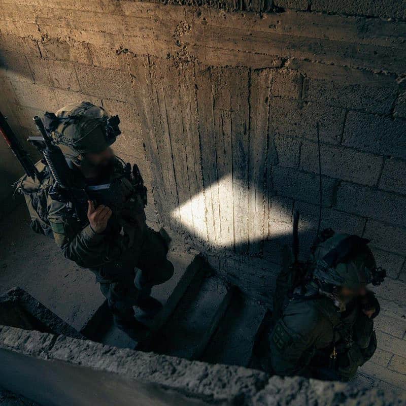 Israeli forces during Gaza ground operations, Jan. 14, 2024. Credit: IDF.