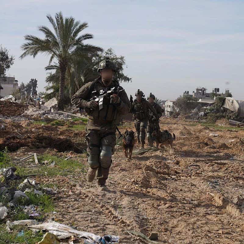 Israeli forces during Gaza ground operations, Jan. 14, 2024. Credit: IDF.