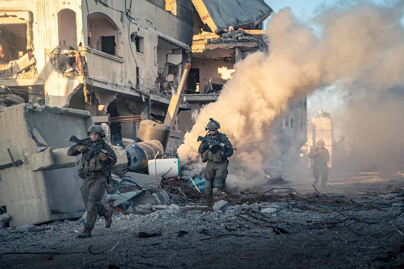 Israeli forces during Gaza ground operations, Jan. 11, 2024. Credit: IDF.