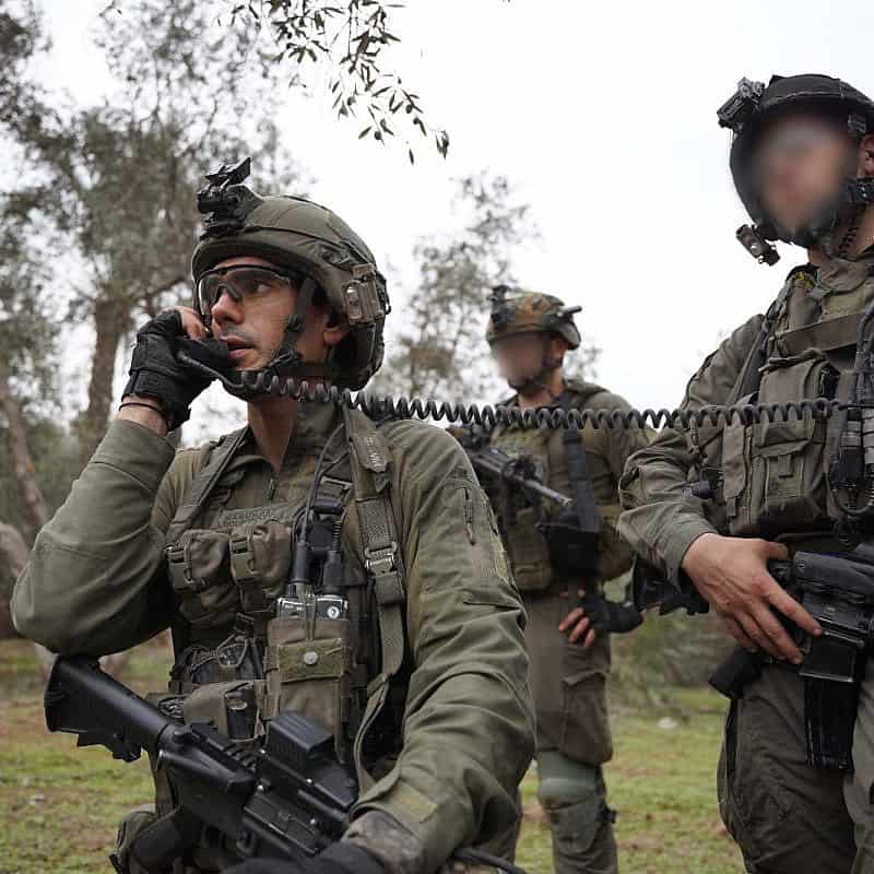 Israeli forces during Gaza ground operations, Jan. 14, 2024. Credit: IDF.