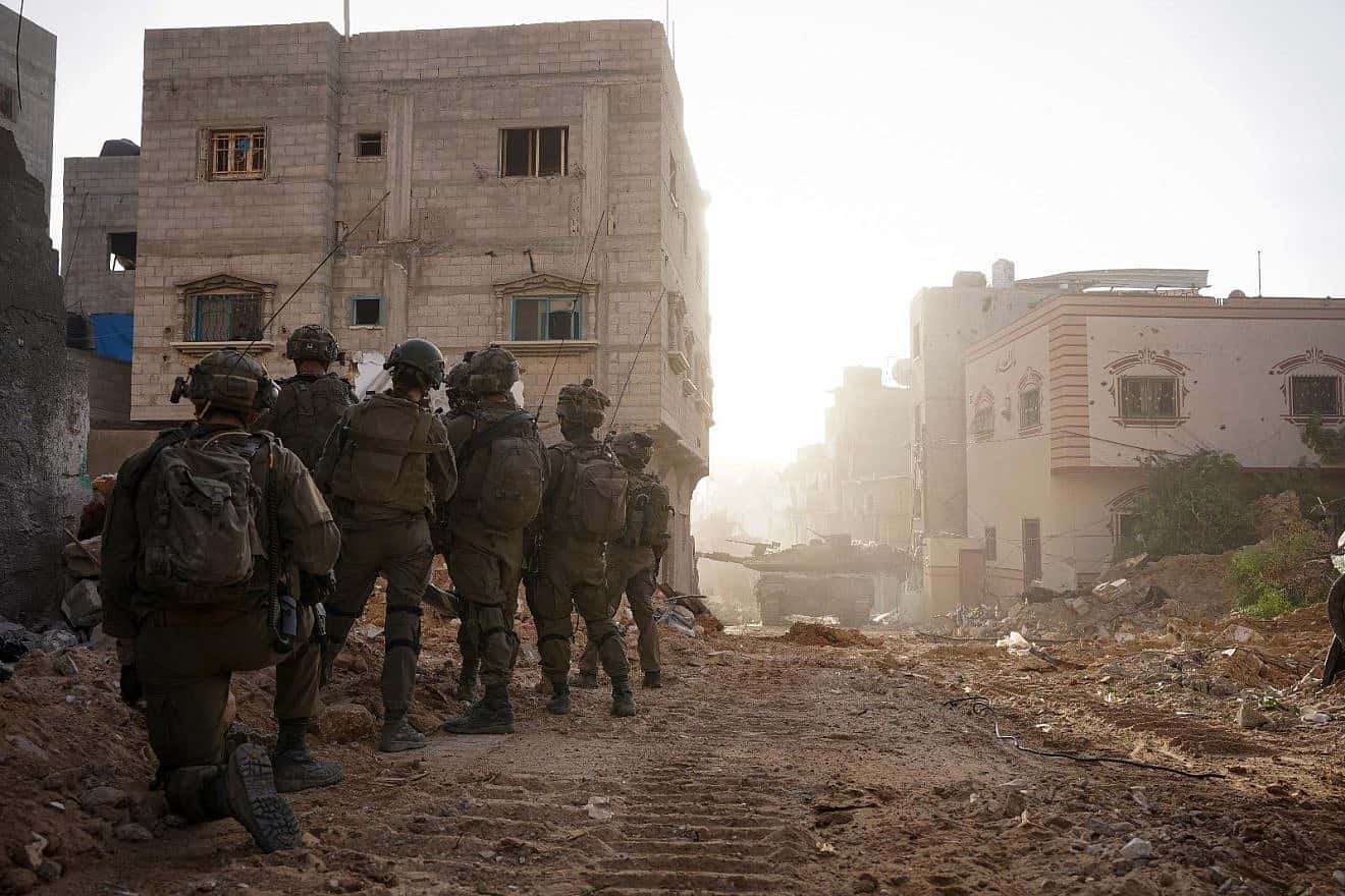 Israeli forces during Gaza ground operations, Jan. 14, 2024. Credit: IDF.