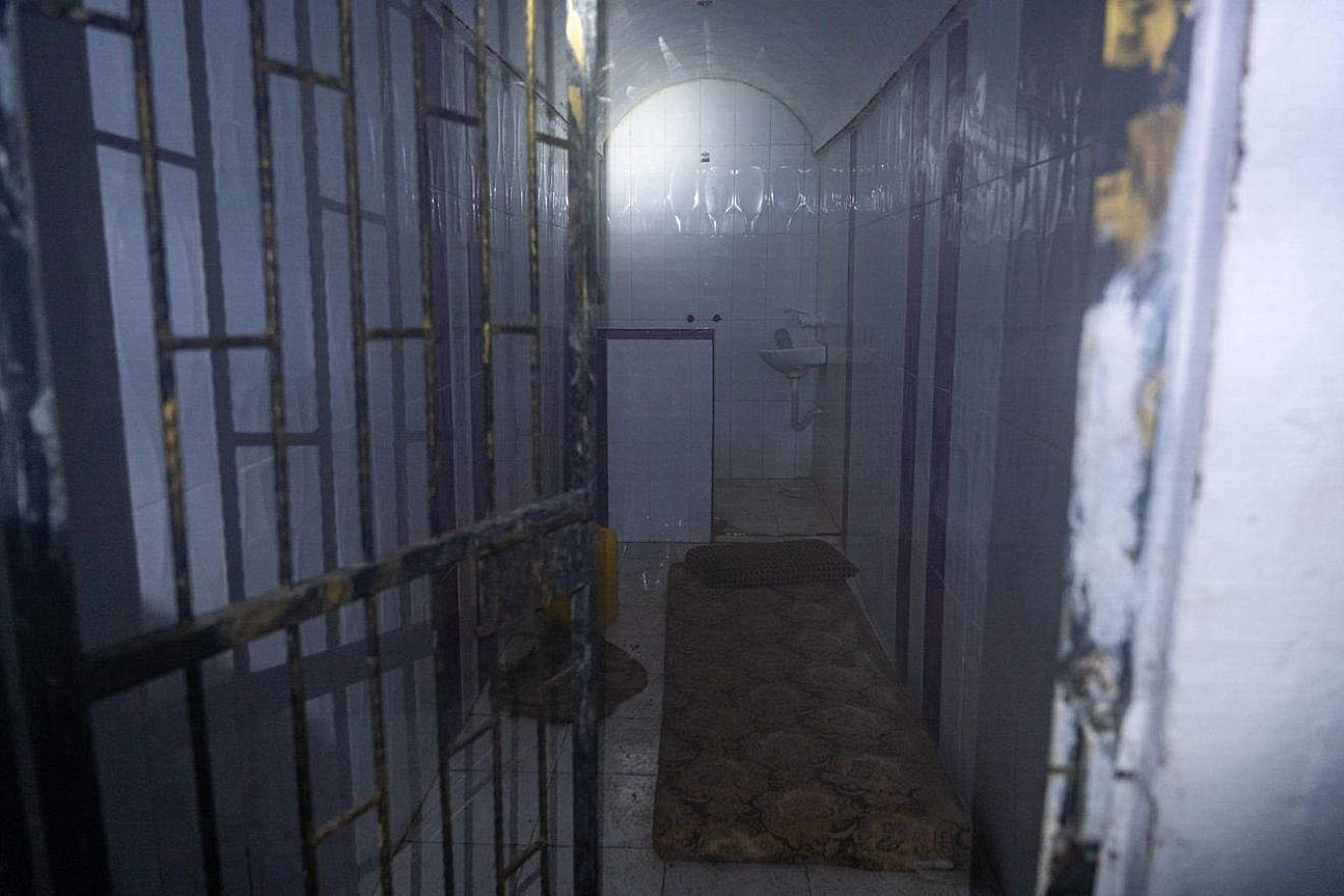 A Hamas tunnel where hostages were held underneath Khan Yunis in the Gaza Strip, Jan. 21, 2023. Credit: IDF.