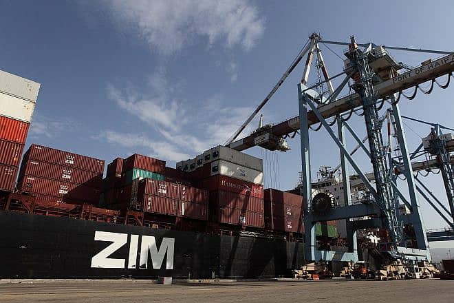Shipping containers at Haifa Port. Nov 14, 2011. Photo by Yaakov Naumi/Flash90.