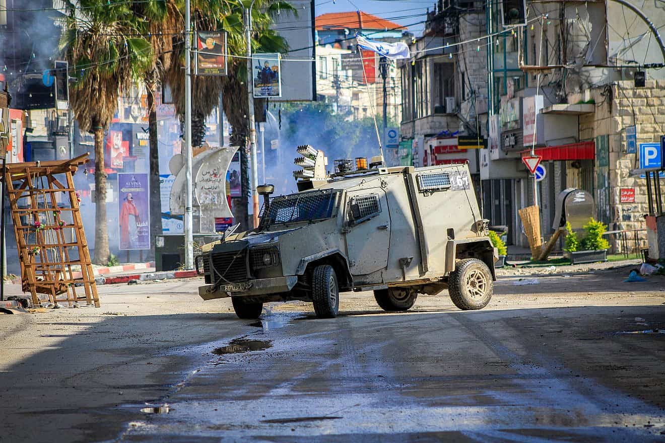 Israeli security forces operate in the Samaria city of Jenin, Dec. 14, 2023. Photo by Nasser Ishtayeh/Flash90.