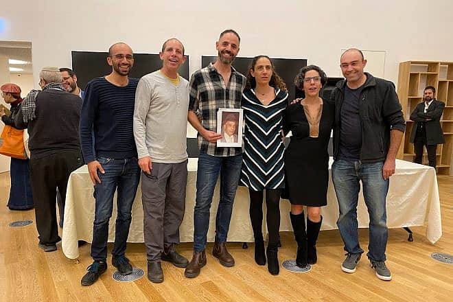 The Nahum family formally deposits the collection with the National Library of Israel in Jerusalem, Jan. 18, 2024. Photo by Rachel Neiman/NLI.