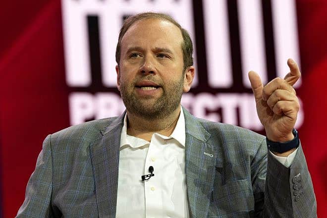 Rep. Jason Smith (R-Mo,), chairman of the House Ways and Means Committee, at the 2023 CPAC. Credit: Ron Sachs, Consolidated News Photos/Shutterstock.