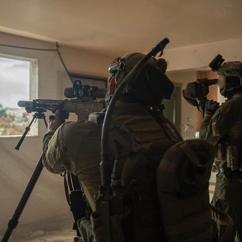 Israeli forces operating in the Gaza Strip, Feb. 10, 2024. Credit: IDF.
