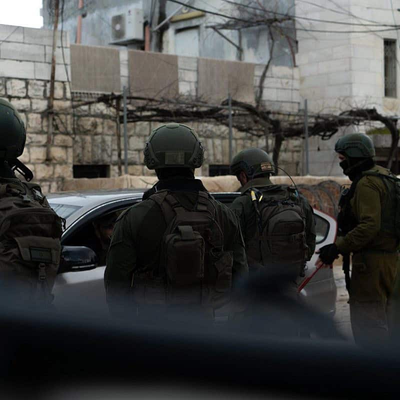 Israeli forces operating in the Gaza Strip, Feb. 10, 2024. Credit: IDF.