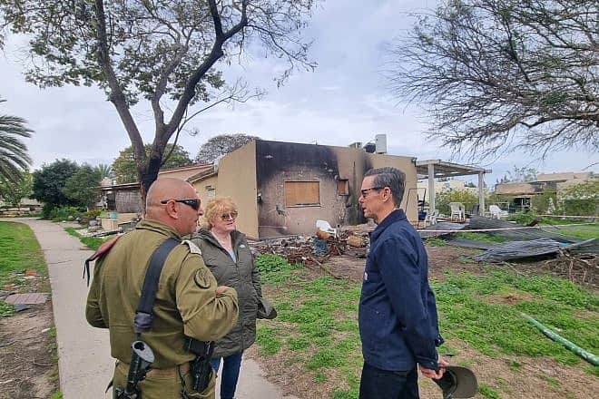 Ralph Reed and his wife JoAnne visit Israeli border communities attacked by Hamas terrorists on Oct. 7. Credit: Courtesy.