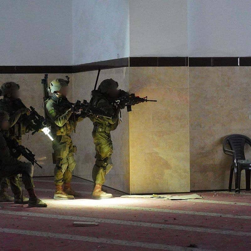 Israeli forces operating in the Gaza Strip, Feb. 10, 2024. Credit: IDF.