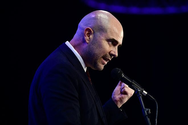 Israeli minister of justice Amir Ohana speaks at the annual justice conference outside Tel Aviv on Sept. 3, 2019. Photo by Tomer Neuberg/Flash90.