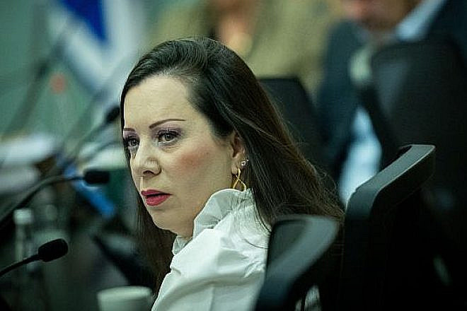 MK Tali Gottlieb attends a Constitution, Law and Justice Committee meeting at the Knesset, Feb. 5, 2024. Photo by Yonatan Sindel/Flash90.