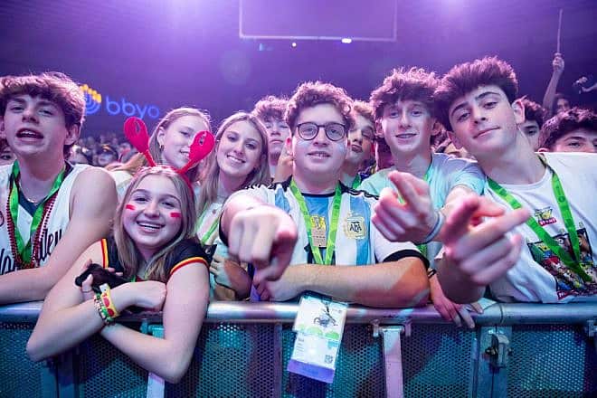 Thousands of Jews attended BBYO's International Convention in Orlando, Fla., from Feb. 15-19, 2024. Credit: Courtesy of BBYO.