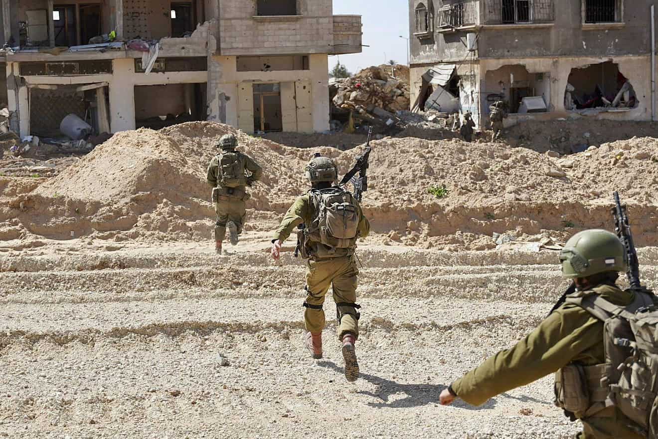 Israel Defense Forces activity in the Gaza Strip, Feb. 28, 2024. Credit: IDF.