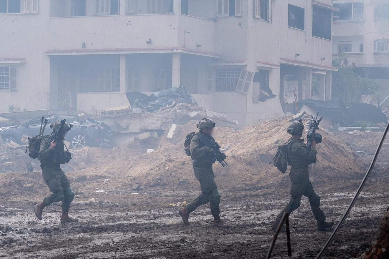 Israeli troops operating in the Gaza Strip, March 23, 2024. Credit: IDF.