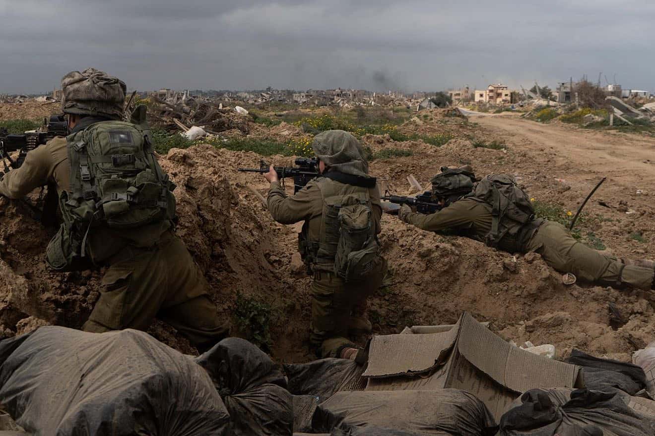 Israeli troops operating in the Gaza Strip, March 23, 2024. Credit: IDF.