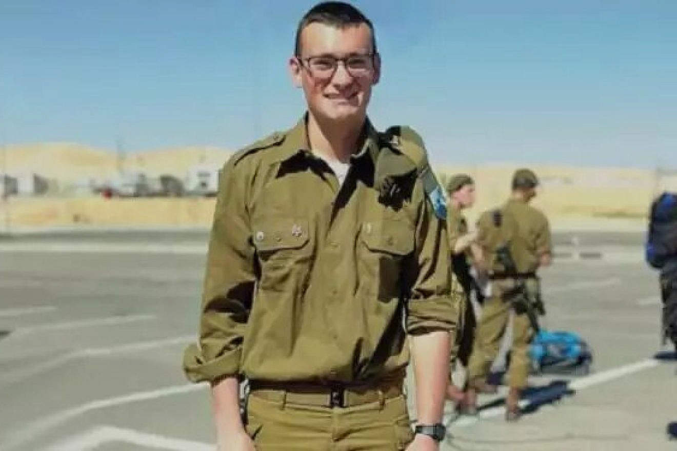 Jonas Cohen. Credit: IDF Spokesperson's Unit.