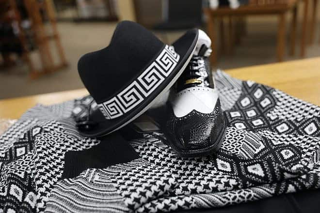 Hat and shoes at Levine Hat Company in St. Louis. Photo by Bill Motchan.