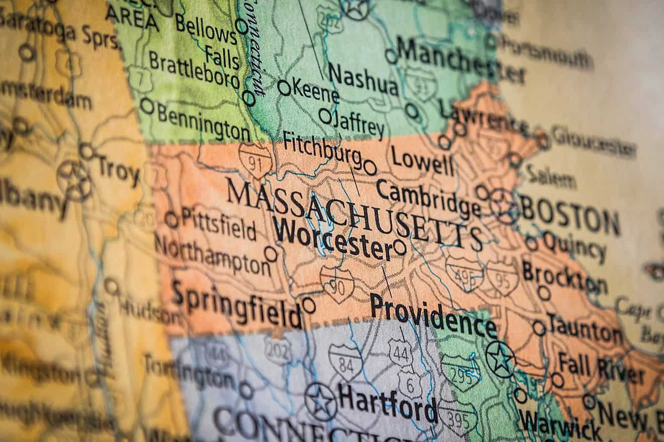 A map of Massachusetts. Credit: BestStockFoto/Shutterstock.