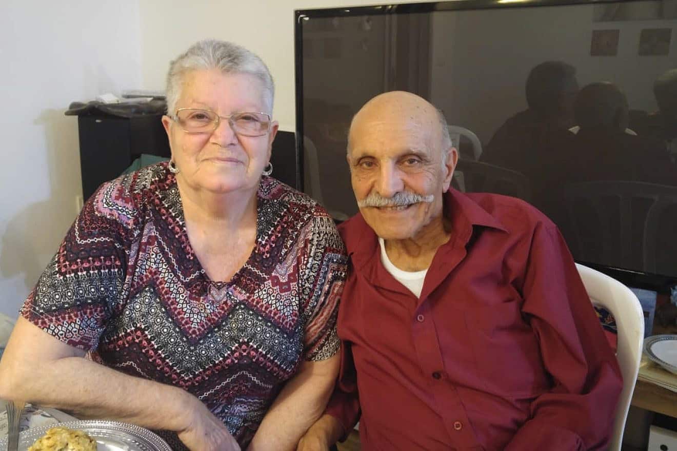 Shlomo Mansour and his wife, Mazal. Credit: Courtesy of the Hostage and Missing Families Forum.
