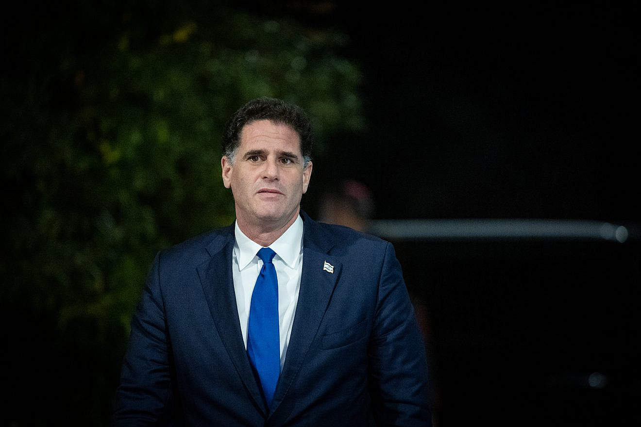 Israeli Minister of Strategic Affairs Ron Dermer at the President's Residence in Jerusalem, Dec. 29, 2022. Photo by Yonatan Sindel/Flash90.