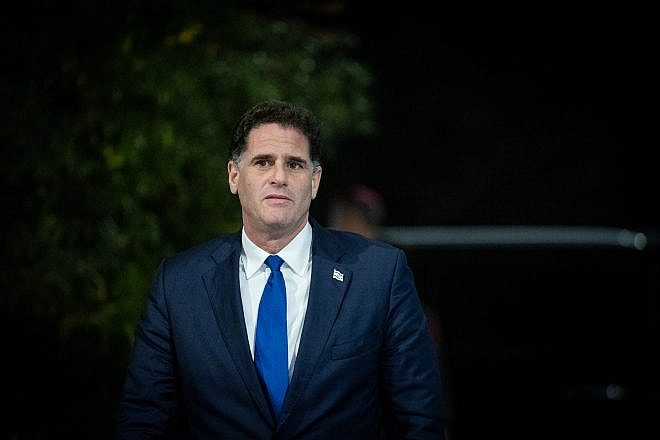 Israeli Minister of Strategic Affairs Ron Dermer at the President's Residence in Jerusalem, Dec. 29, 2022. Photo by Yonatan Sindel/Flash90.