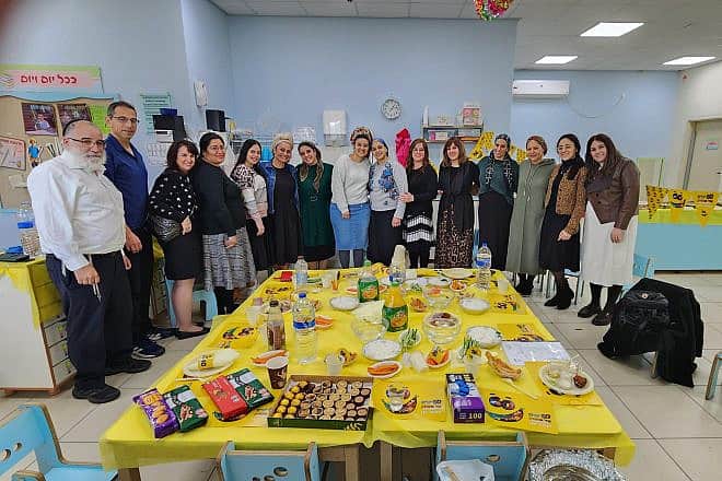 Staff return to the Luxenberg Daycare Center in Sderot, March 2024. Credit: Courtesy.