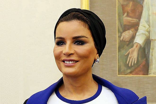 Sheikha Moza bint Nasser Al-Missned, chair of the Qatar Foundation. Credit: medalofphilanthropy.org.