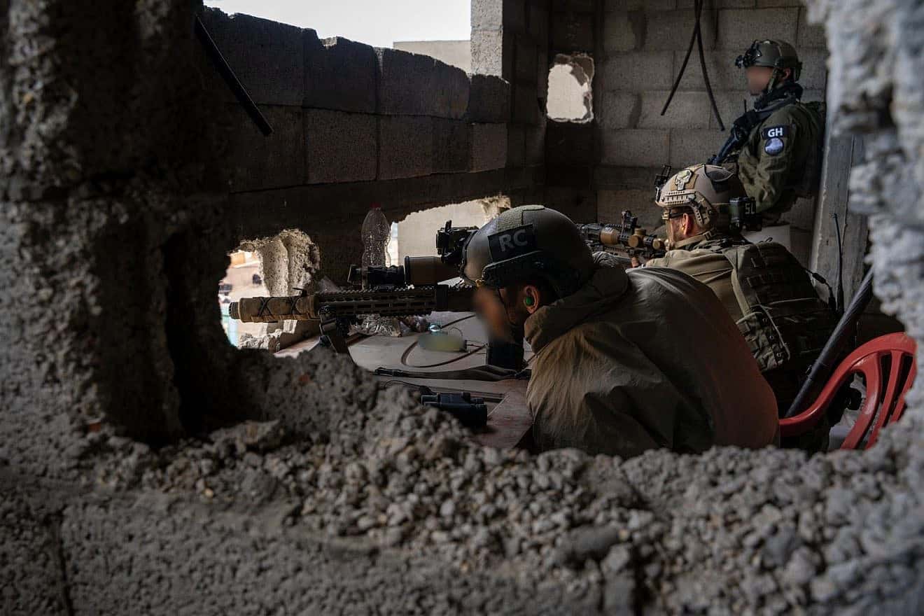 IDF soldiers in the Gaza Strip, March 3, 2024. Credit: IDF.