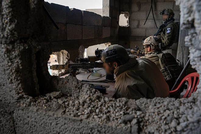 IDF soldiers in the Gaza Strip, March 3, 2024. Credit: IDF.