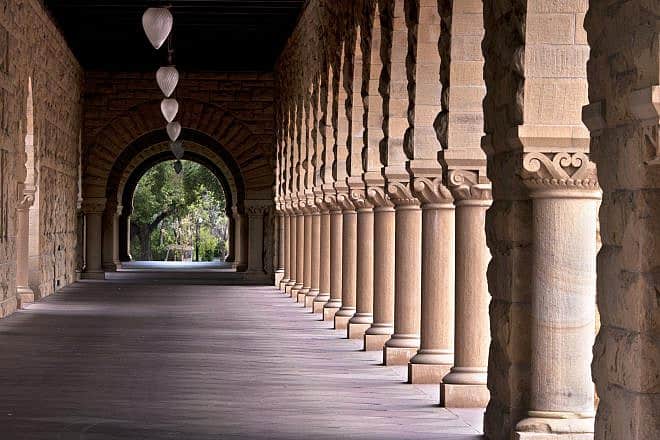 Pillars on the campus of Stanford University in Palo Alto, Calif. Credit: Michael Warwick/Shutterstock.