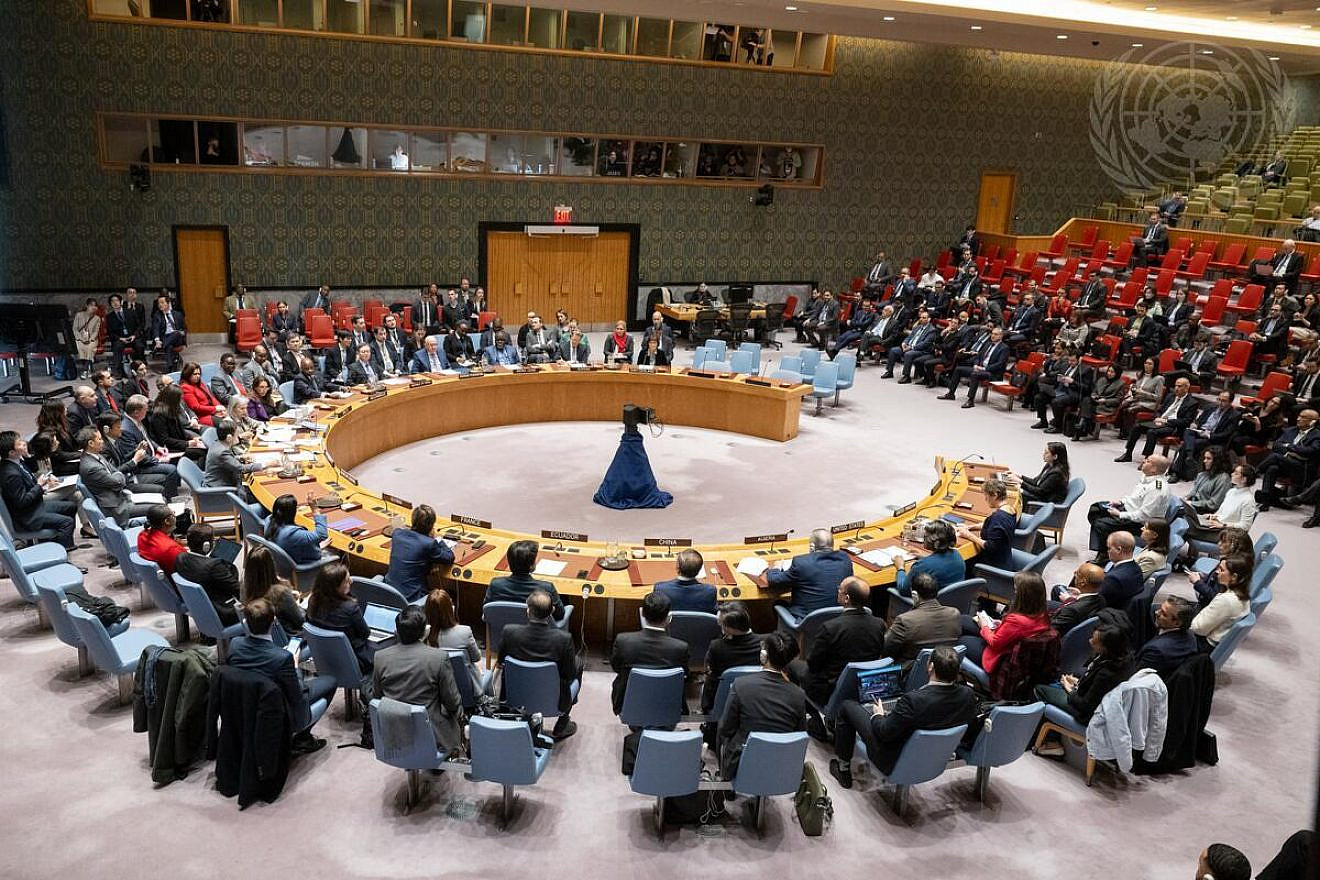 China and Russia vetoed a U.S. drafted resolution about Gaza at the U.N. Security Council on March 22, 2024. Credit: U.N. Photo.