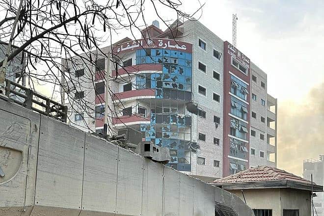 Shifa Hospital in Gaza City during an Israeli counterterror operation, March 30, 2024. Credit: IDF.