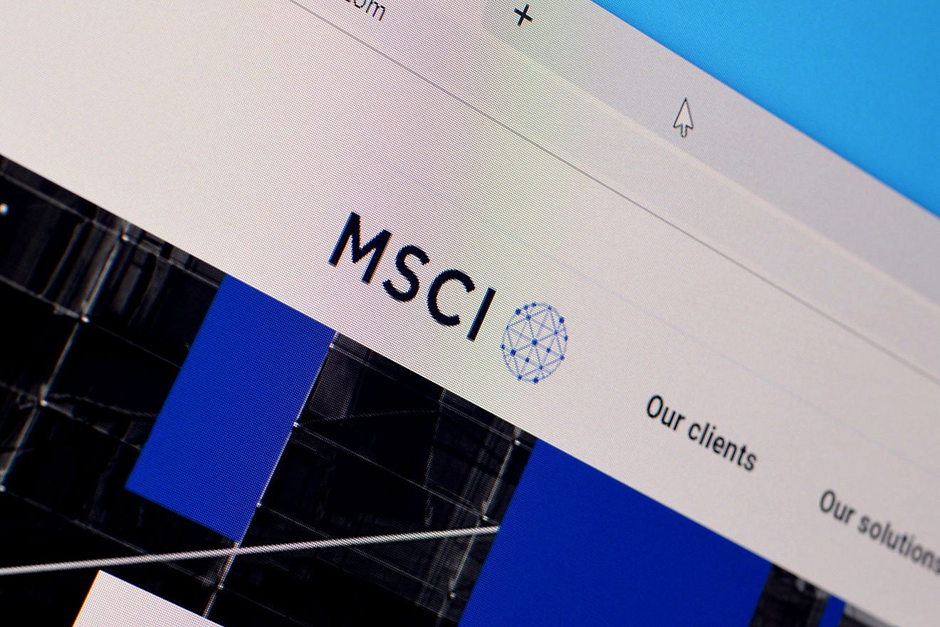MSCI website. Credit: Mehaniq/Shutterstock.