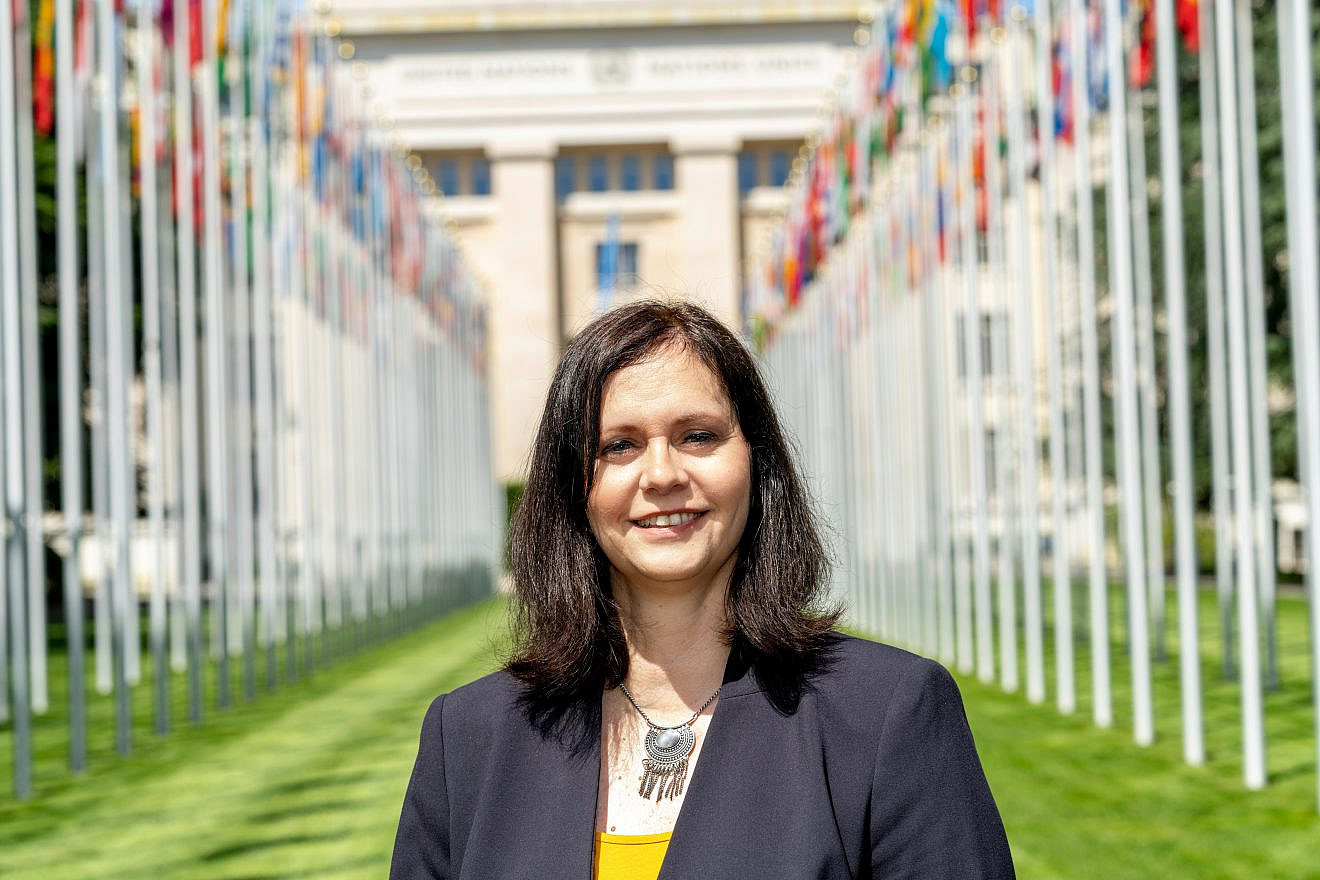 Meirav Eilon Shahar, Israeli ambassador to the United Nations in Geneva, in June 2021. Credit: PM Virot/Mission of Israel in Geneva.