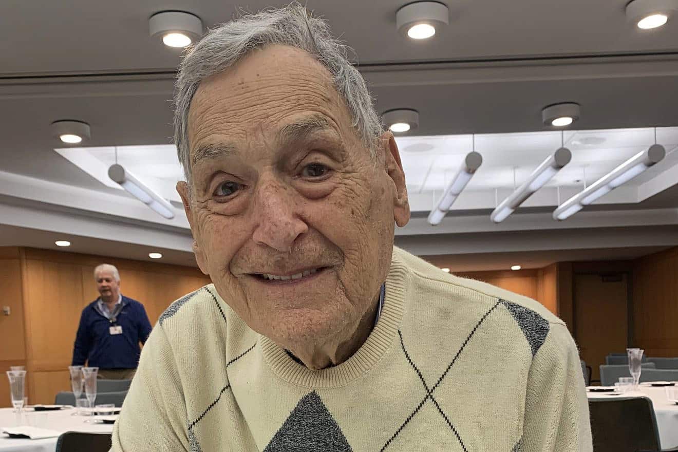 Alfred Benjamin at Hebrew SeniorLife in Canton, Mass., on March 28, 2024. Credit: Courtesy.