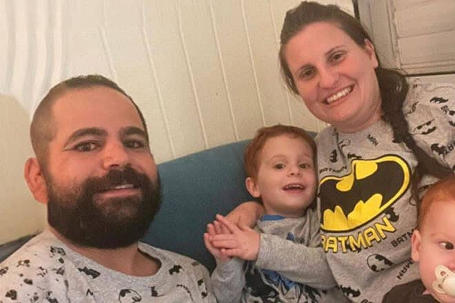 Yarden Bibas, 34, Shiri Bibas, 32, and their children, then-9-month-old Kfir and 4-year-old Ariel, were abducted by Hamas on Oct. 7, 2023. Credit: Courtesy.