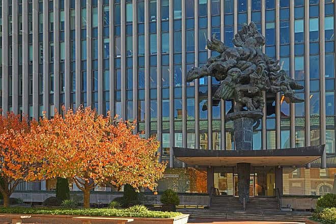 The Arthur W. Diamond Library at Columbia Law School in New York City , Nov. 11, 2021. Credit: Popova Valeriya/Shutterstock.
