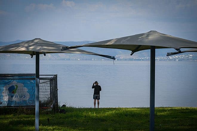 A view of the Sea of Galilee in northern Israel, April 9, 2024. Photo by Michael Giladi/Flash90.