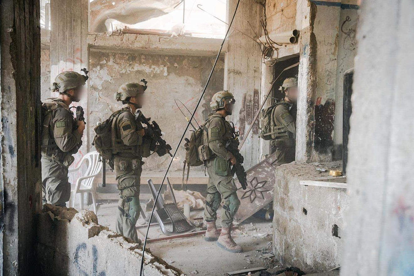 Israeli soldiers operating in the Gaza Strip, April 9, 2024. Credit: IDF.