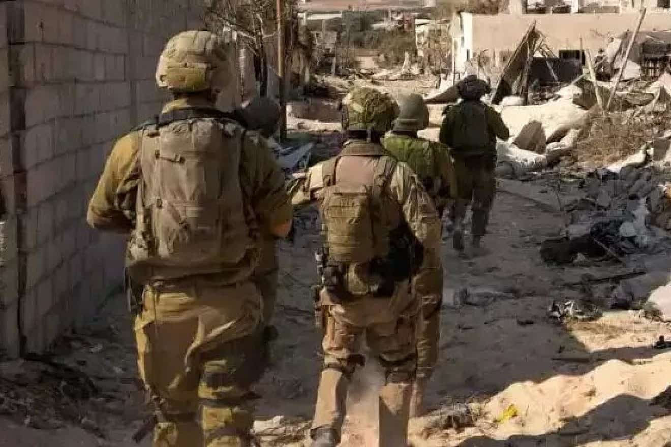 Israeli soldiers in Gaza. Credit: IDF Spokesperson's Unit.